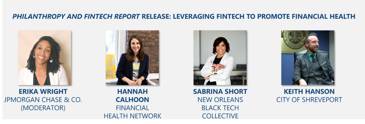 Philanthropy and Fintech Report Release: Leveraging Fintech to Promote Financial Health