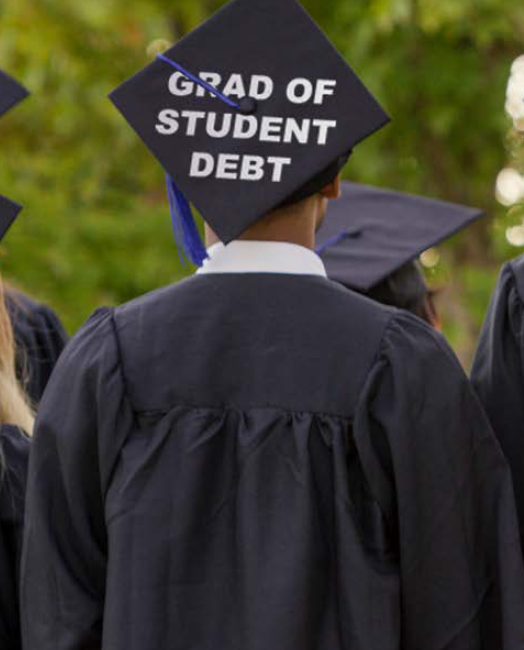 Portrait Image Grad Of Student Debt